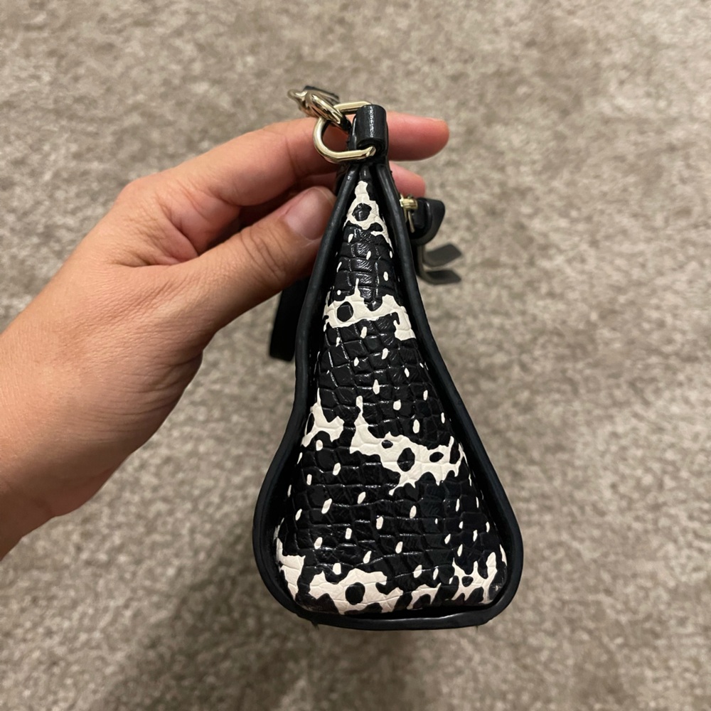 Coach Madison Black/White Python Leather Wristlet… - image 5